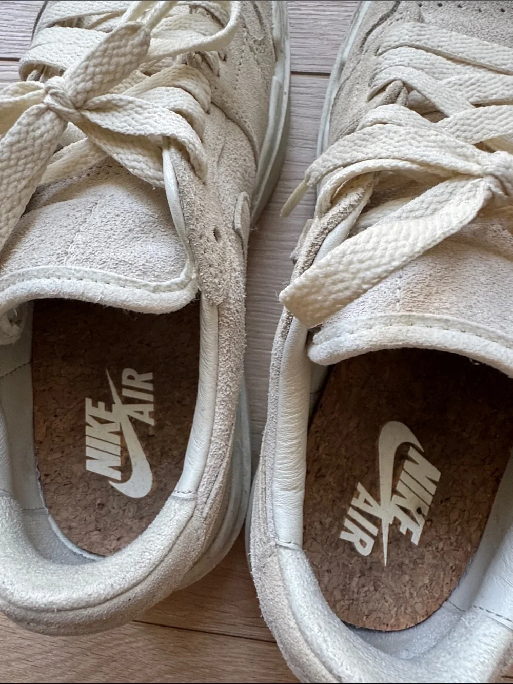 Nike suede upper